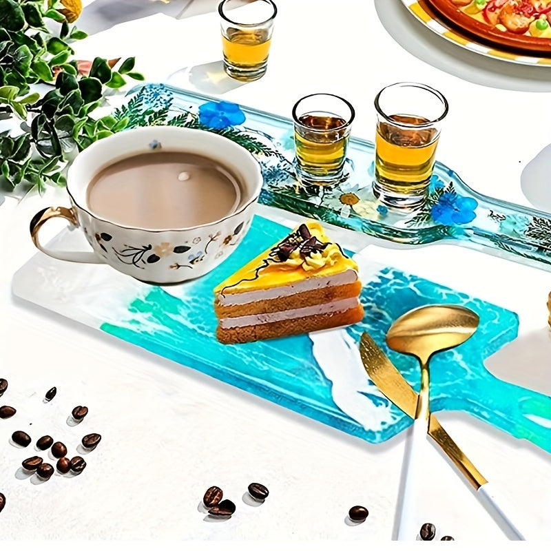 Resin Tray Moulds Epoxy Silicone Casting Decorative Moulds DIY Serving Board