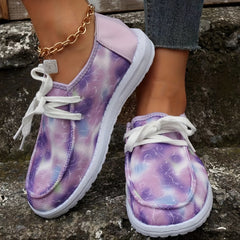 Women's Light Mesh Sneakers Lace Up Anti-Skid Shoes