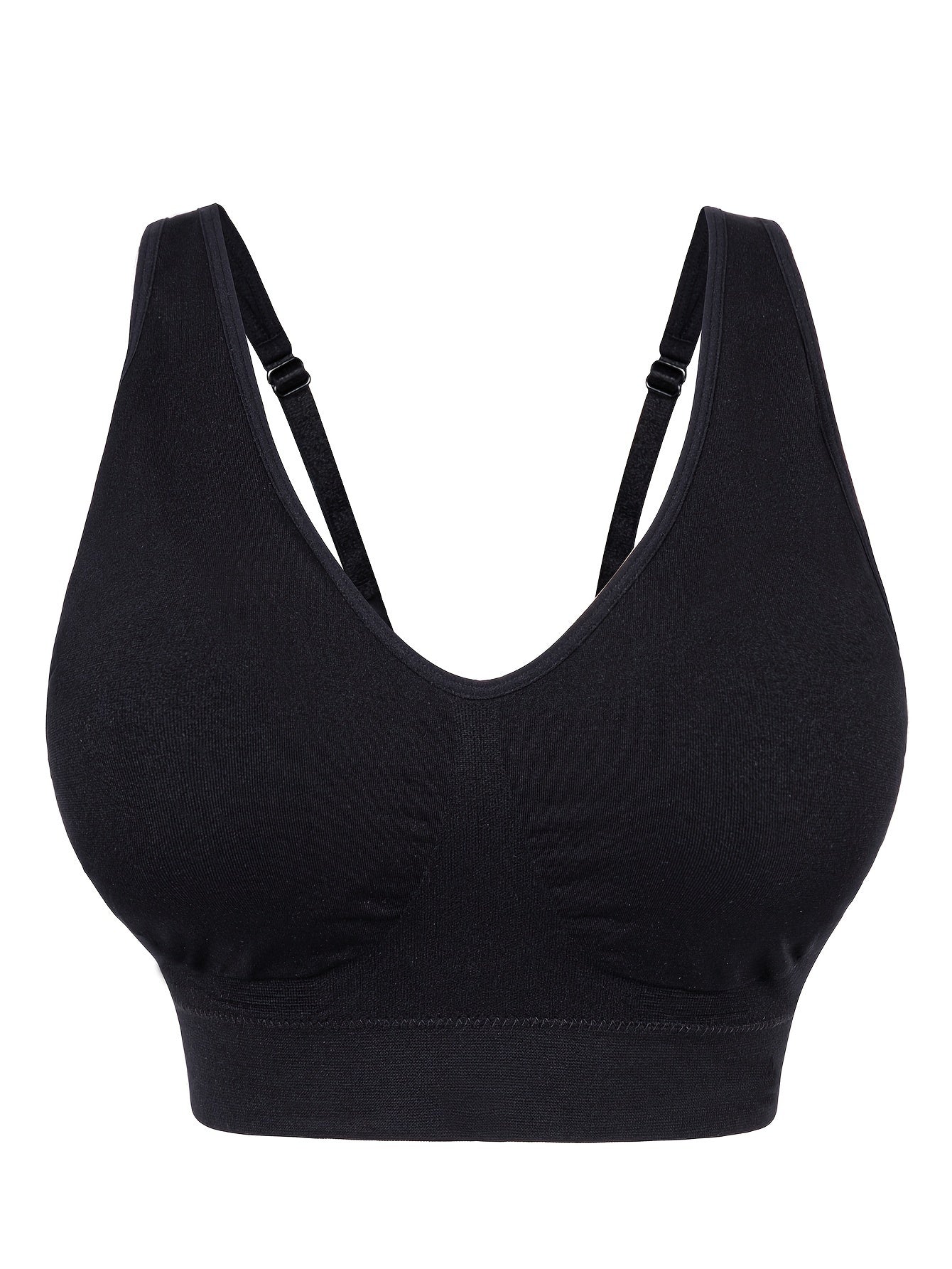  Seamless Sports Bra High Elastic Wire-Free Yoga Fit