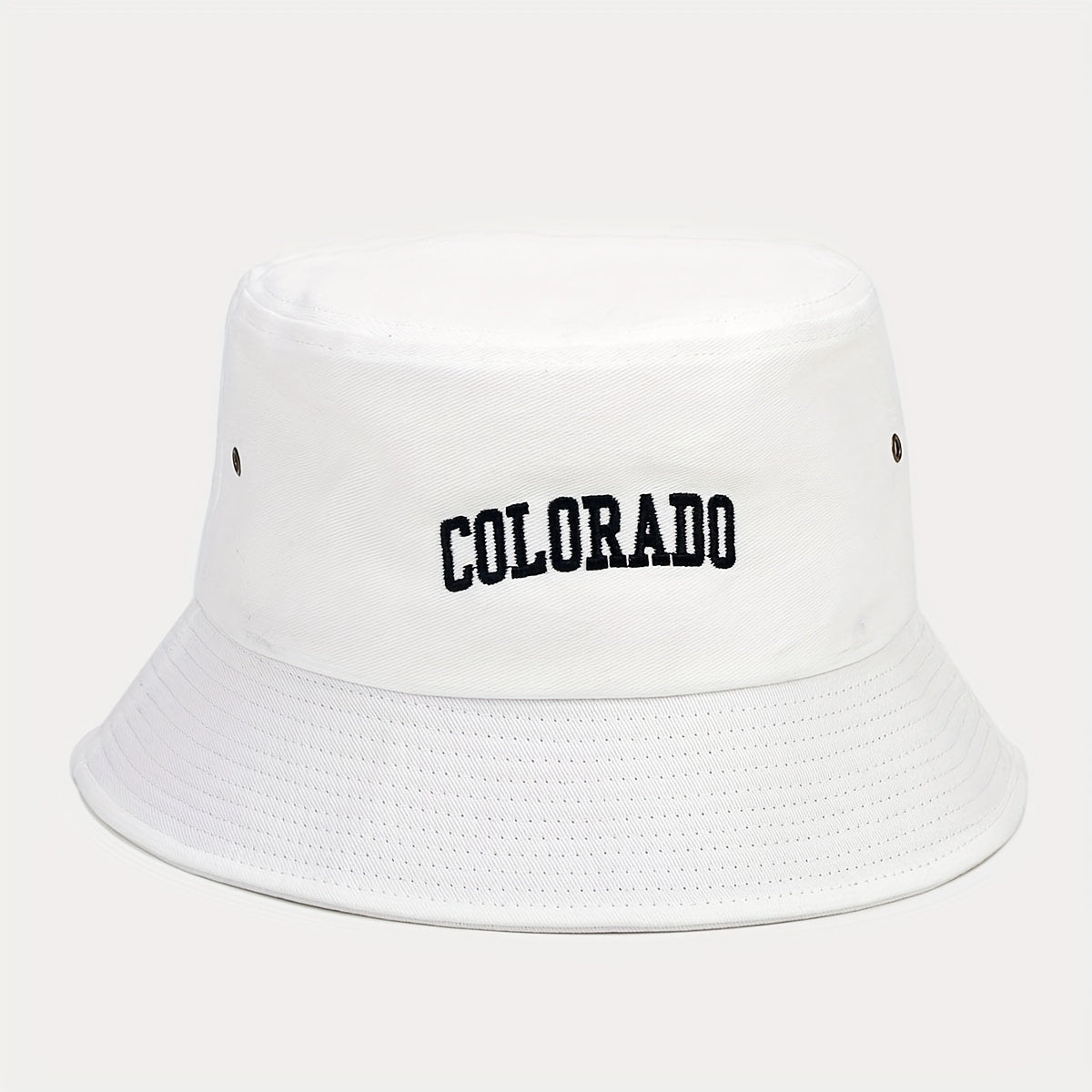 Letter Embroidery Bucket Hat UV Protection Sunshade Basin Hat