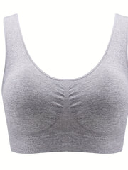  Solid Full Coverage Supportive Bra