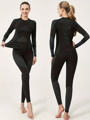 2Pcs Thermal Underwear Set Quick Dry Base Layer