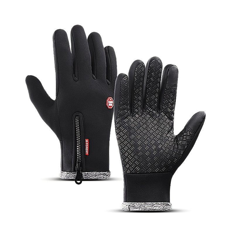 Windproof Touch Screen Gloves for Cycling Skiing Mountaineering
