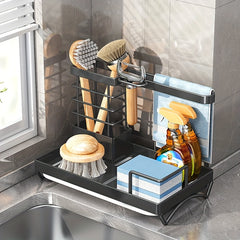 Kitchen Sink Sponge Holder Drain Rack Multifunctional Sink Caddy