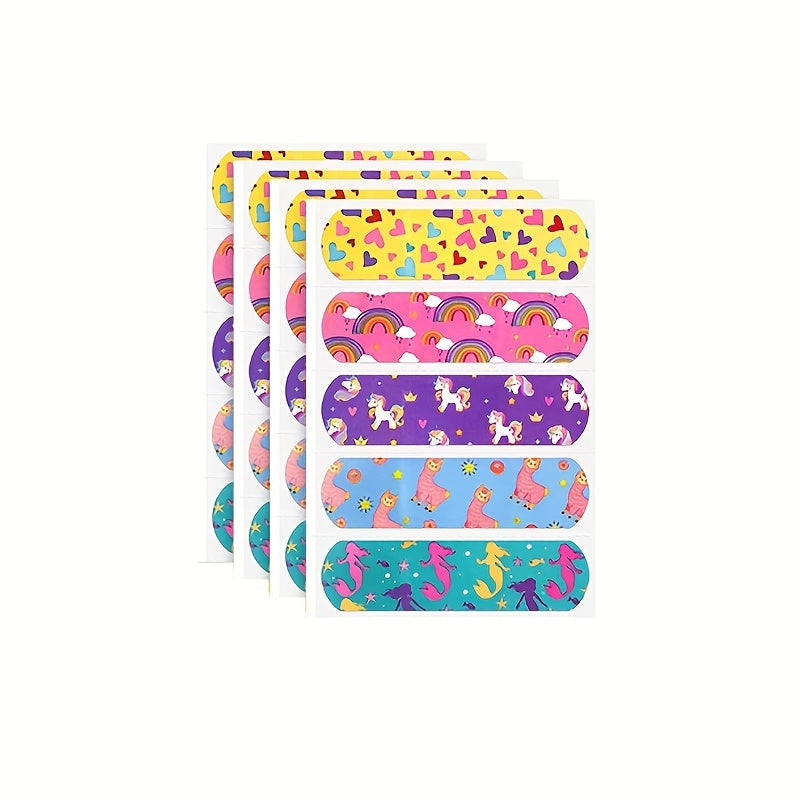 50pcs Cartoon Waterproof Bandages for Outdoor First Aid