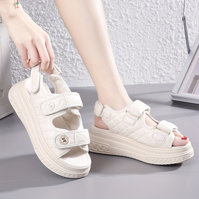 Women's Thick Sole Heighten Open Toe Sports Sandals