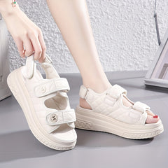 Women's Thick Sole Heighten Open Toe Sports Sandals