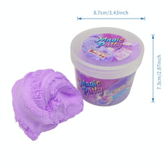 1pc Silicone Cloud Putty Assorted Colors Non Toxic Reusable Mud Clay