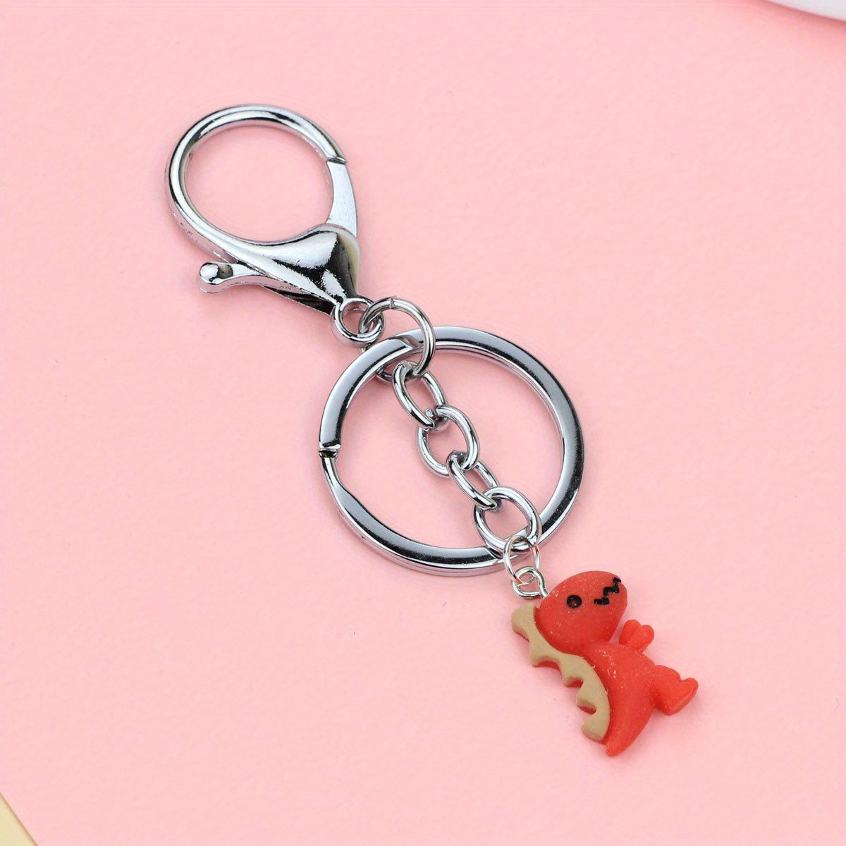 Cute Dinosaur Keychain for Kids and Adults