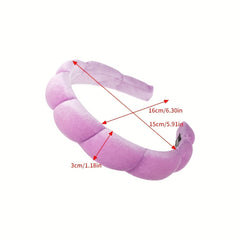 Soft Sponge Hair Band Solid Hair Accessories For Women