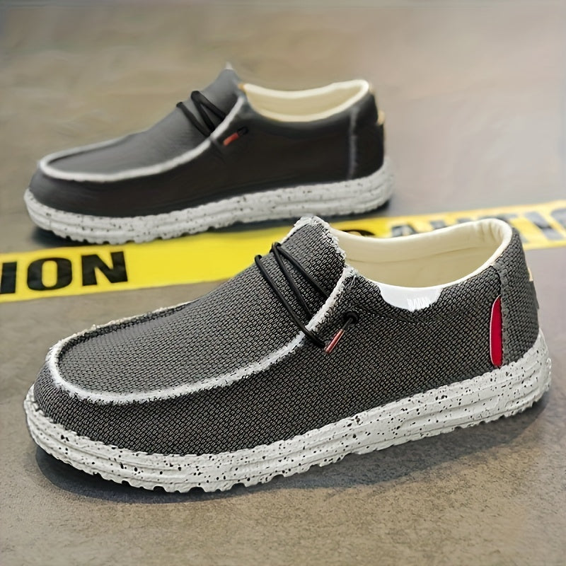  Men's Canvas Loafers Breathable Non Slip Sneakers