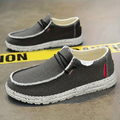  Men's Canvas Loafers Breathable Non Slip Sneakers