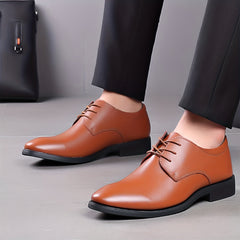 Men's Lace-Up Derby Shoes Business Formal Dress Wedding Events