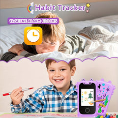 RIVGOT Dual Camera Phone Music Player Story Calendar USB Charging
