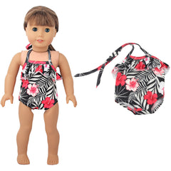 18'' Rainbow Doll Suspender Swimsuit for Baby Born&Our Generation