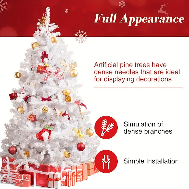 Artificial Christmas Tree Metal Stand Home Office Christmas Party