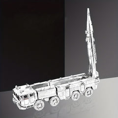 Missile Vehicle 3D Metal Puzzle Toy DIY Assembly Model