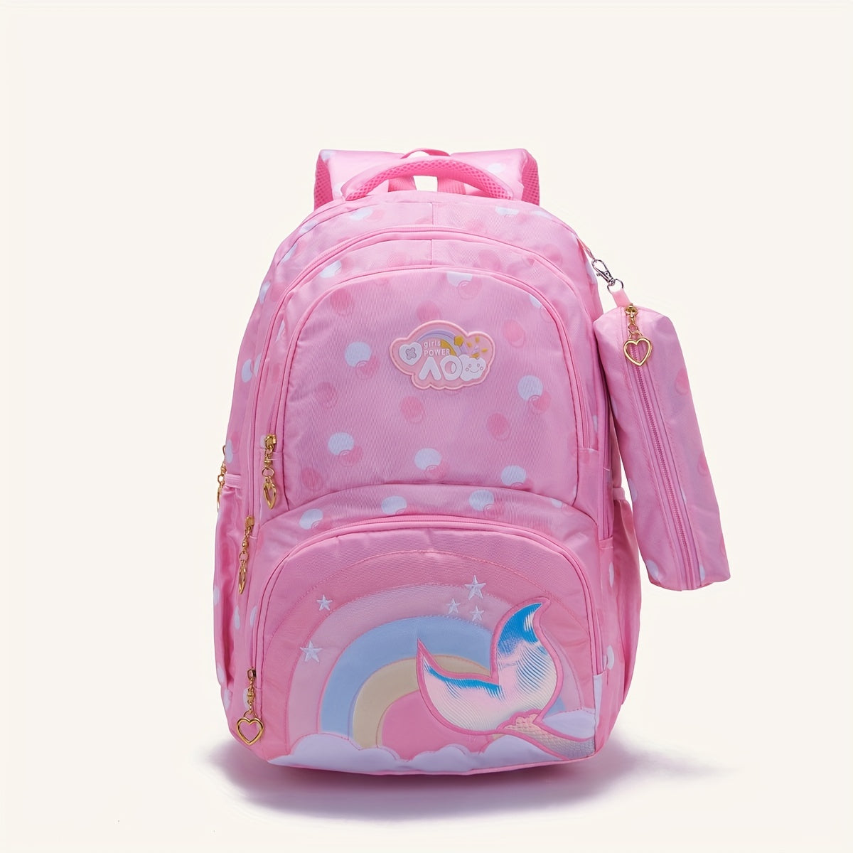 Kids Rainbow Mermaid Backpack