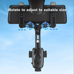 Upgraded Car Cell Phone Holder Rearview Mirror Adjustable
