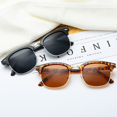 Square Sunglasses Rivet Outdoor UV400 Sun Shades Glasses