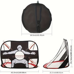 Portable Football Goal Net for Indoor and Outdoor Games and Training
