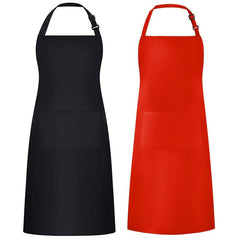 Polyester Apron Unisex Adjustable Cooking Apron Household Solid Apron
