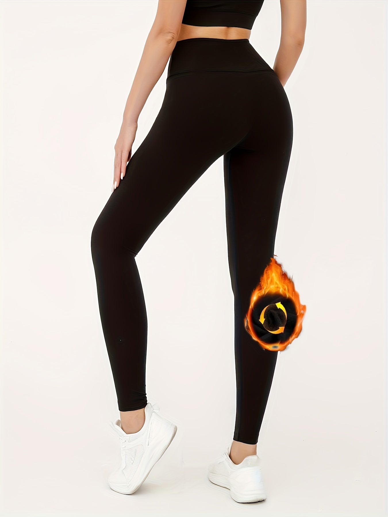 Fleece Lined Fitness Yoga Pants Running Leggings Women's Activewear