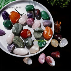 8pcs Raw Agate Crystal Gravel Flowerpot Decoration Stones