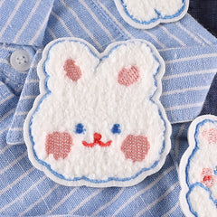 5pcs Rabbit DIY Iron On Patches For Clothing