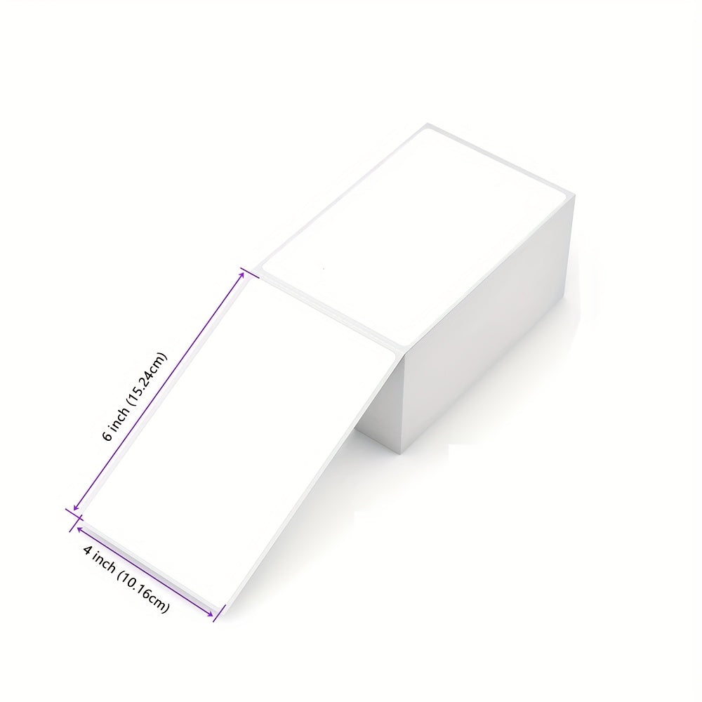 Fanfold 4 X 6 Direct Thermal Labels Perforated 1000 Labels