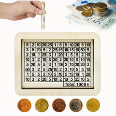 Wooden Crafts Money Box With Counter - Perfect Gift For Kids