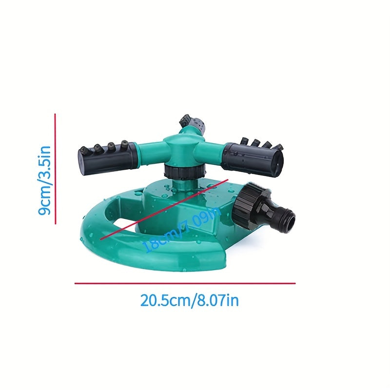 360 Rotating Garden Sprinkler for Large Areas Adjustable & Easy To Use
