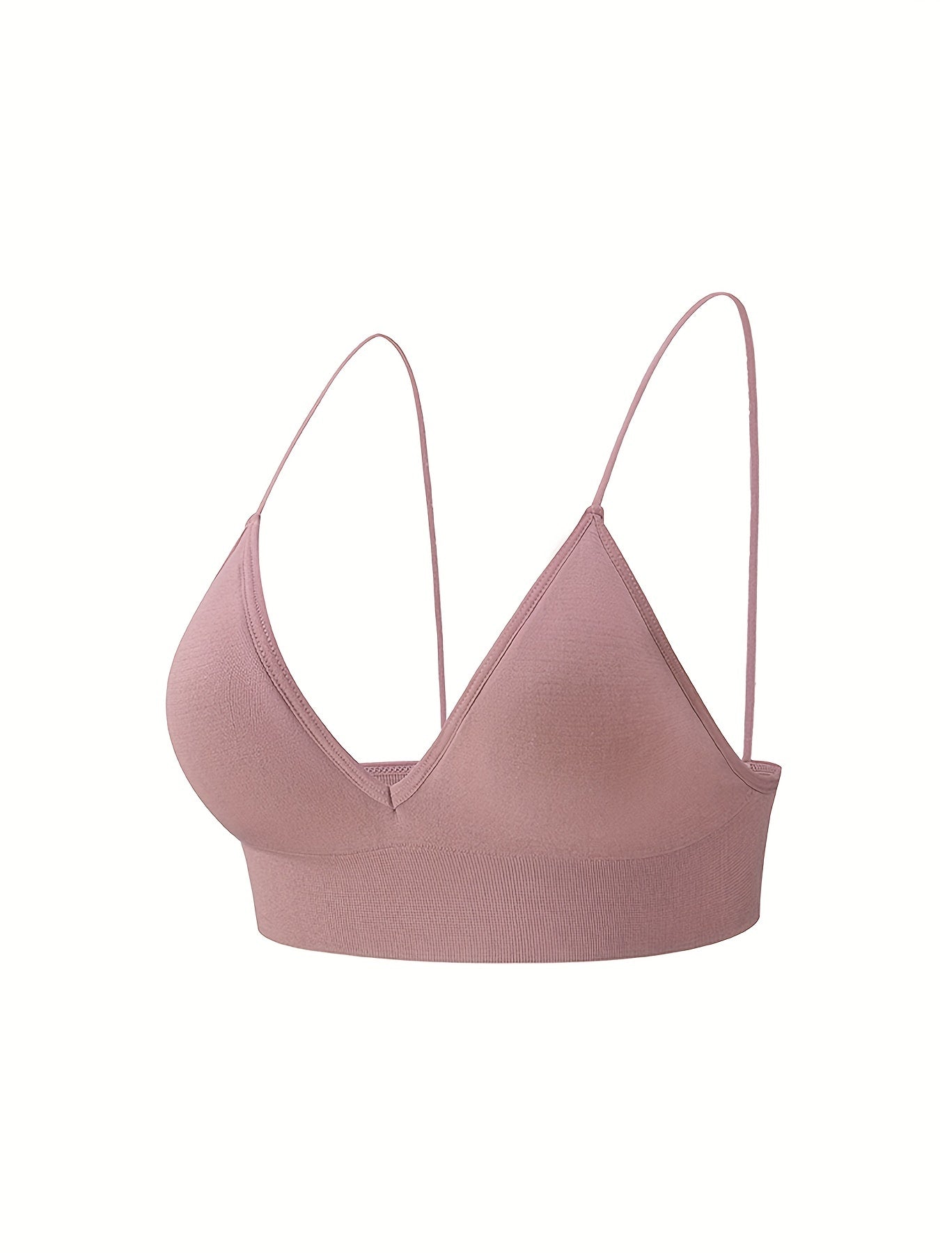 Triangle Cups Wireless Bra Comfy & Breathable Sports Bra