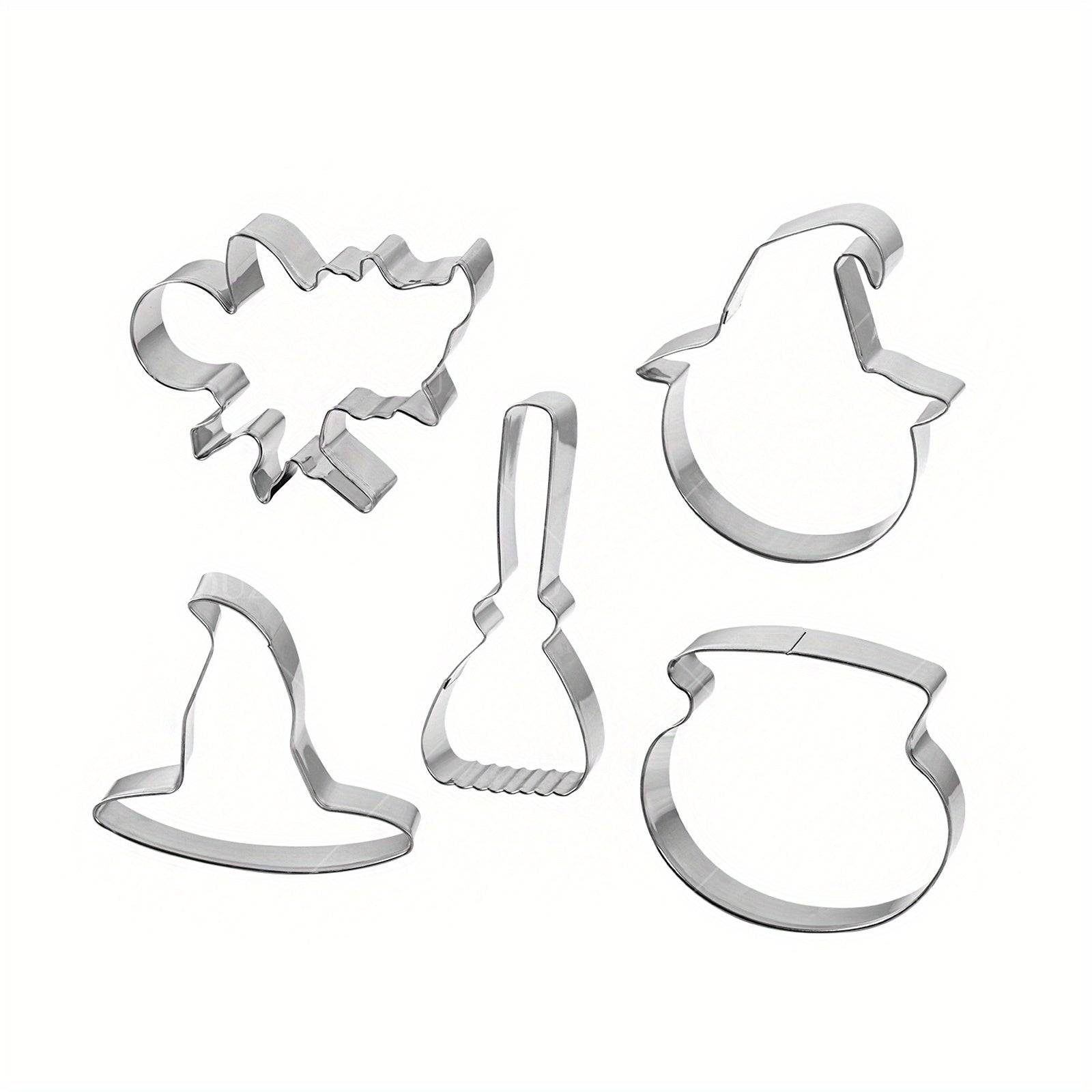 Stainless Steel Halloween Cookie Cutters Baking Kit