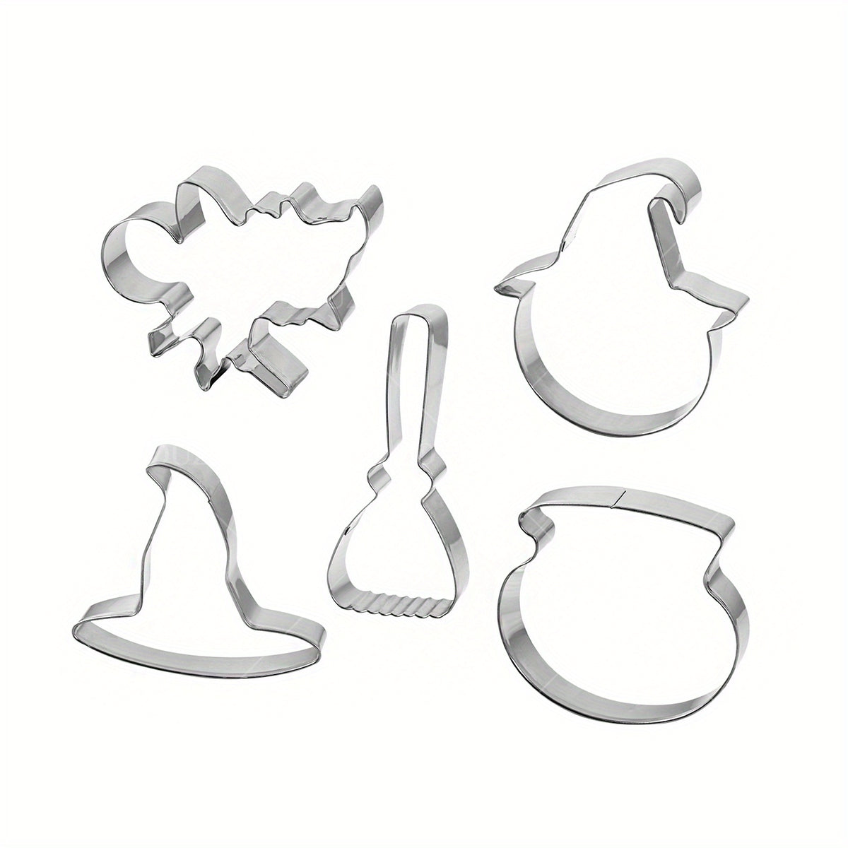 Stainless Steel Halloween Cookie Cutters Baking Kit