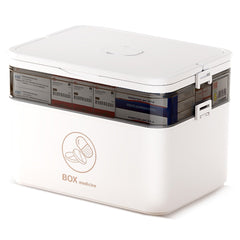 Portable Medicine Storage Box Large Capacity Organizer