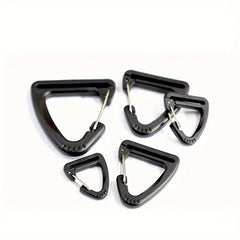 5pcs Triangle Plastic Hanging Buckle Carabiner Outdoor Camping Backpack Hook