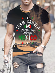 TEAM CANELO MEXICO Print Men's Graphic T-shirt