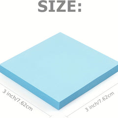 8 Packs Sticky Notes 3x3 Inches Colorful Adhesive 100 Sheets Book