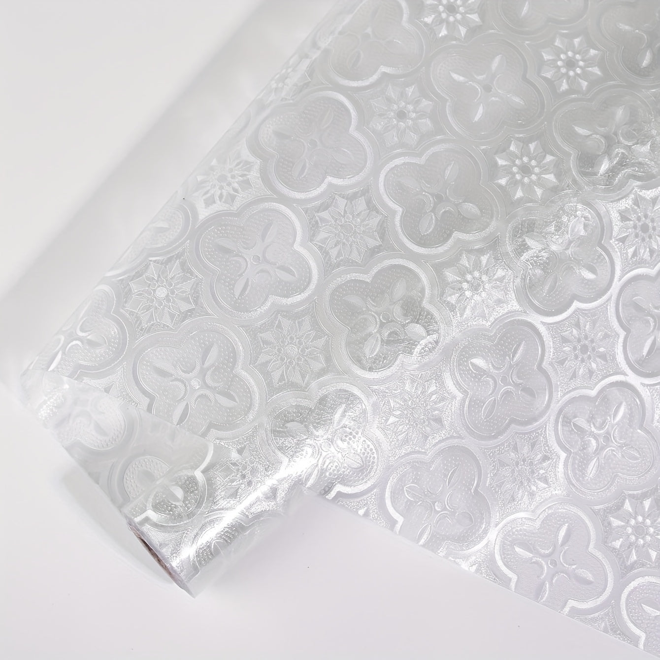 Frosted Retro Geometric Window Film Decorative Privacy Glass Anti collision