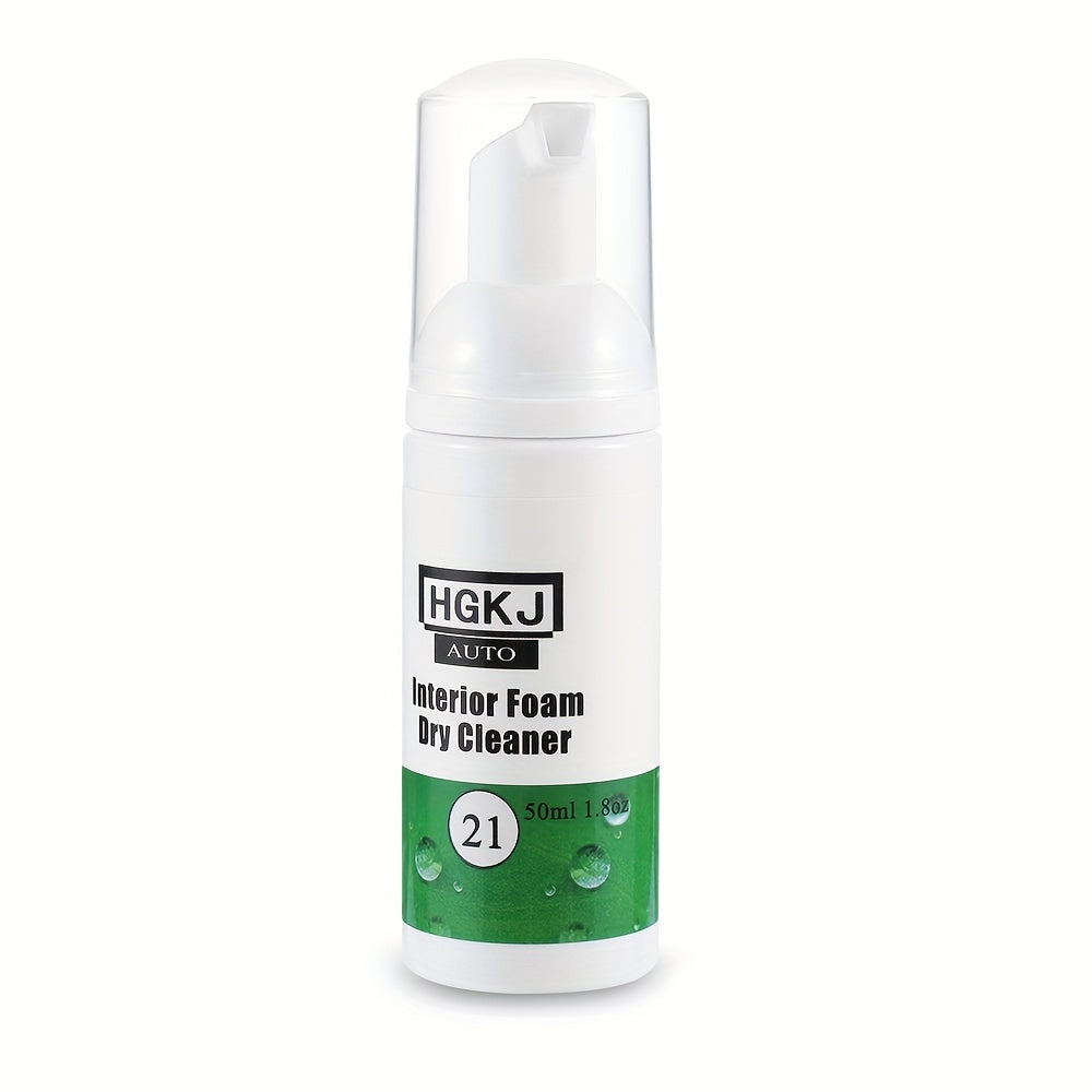 50ml Car Interior Cleaning Foam Dry Cleaner - Dashboard Sofa Stains Dust Remover