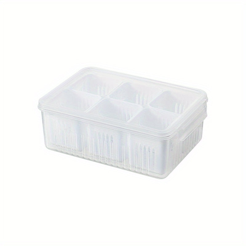 Scallion Preservation Box With Lid Compartment Box Refrigerator Preservation Box