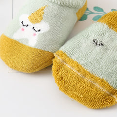 6 Pairs Baby Animal Floor Socks for Boys and Girls