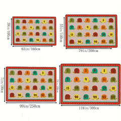 1pc Game Mat Large Carpet Area Carpet Living Room Bedroom Study