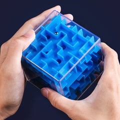 3D Cube Maze Marble Run ABS Puzzle Toy for Kids