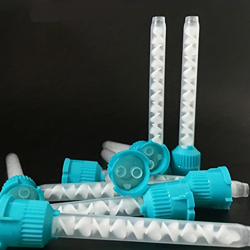 50pcs Disposable Epoxy Mixer for AB Glue, Dental Impression Material Mixing Tips