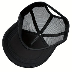 Outdoor Baseball Cap Breathable Mesh Letter Print Dad Hat