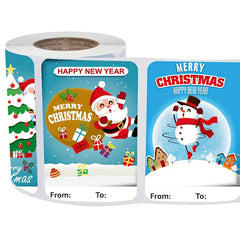 250pcs Christmas Gift Stickers Sealing Stickers Christmas Party Supplies