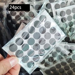 24pcs Dot Stickers Self-adhesive For Cloth DIY Tiny Fastener Sewing