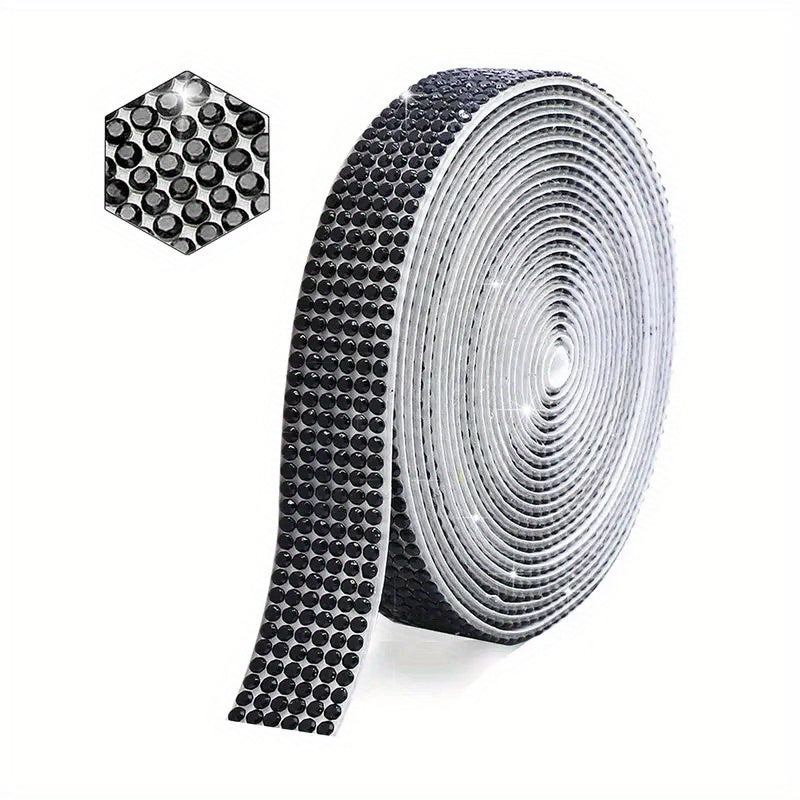 Crystal Rhinestone Strips Self Adhesive Ribbon Bling Sticker